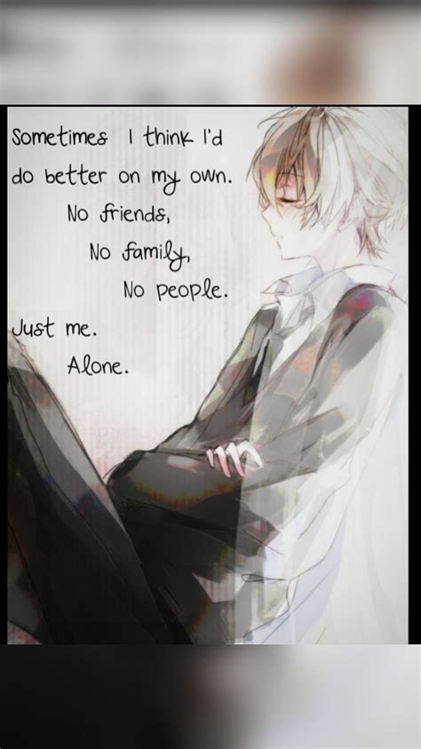 Anime Boy Anime Anime Boy Anime Boys Demon Depressed Lonely Sad