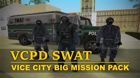 How To Play As Vcpd Swat In Gta Vice City New Missions Mod Youtube