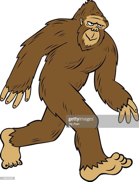 Cartoon Bigfoot High Res Vector Graphic Getty Images