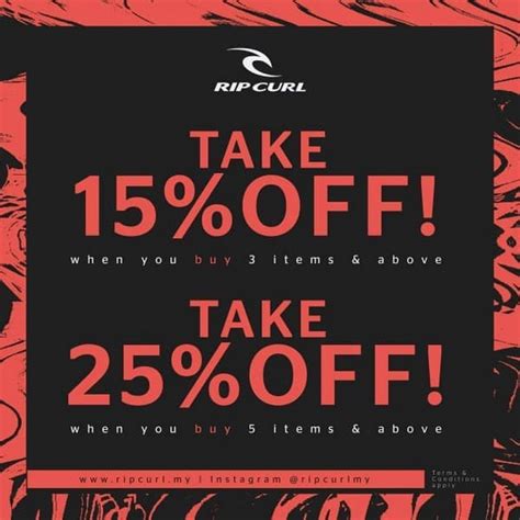 Im rip curl outlet bis zu 70% sparen (ggü. 1-31 Jul 2020: Rip Curl Special Sale at Genting Highlands ...