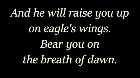 Top 10 eagles songs (30 songs) greatest hits (glenn frey) (don henley) On Eagle's Wings (Christian Hymn) -Lyrics- - YouTube