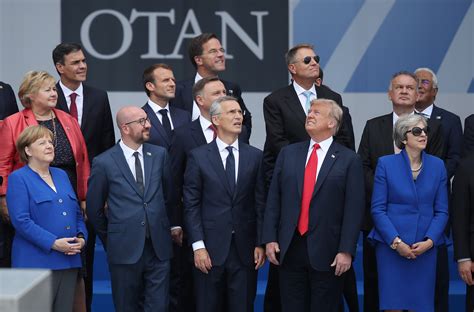 Nato Summit 2018 A Photo Of Trump And World Leaders That Is Too