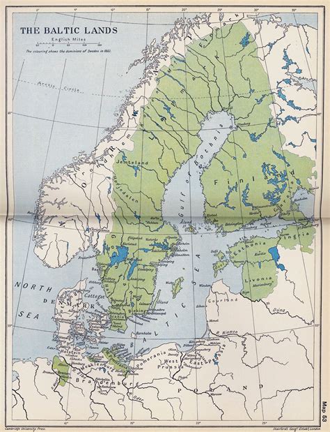 large detailed old map of baltic lands 1661 baltic lands large