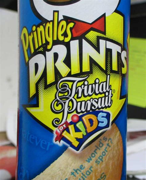 Delicious Or Disgusting Has Moved Item Pringles Prints Trivial