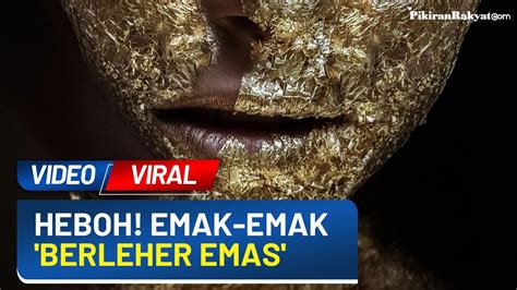 Video Viral Penampakan Emak Emak Berleher Emas Di Kondangan Bikin