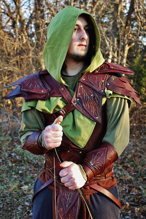 Copsewatch Druid Armor Leather Fantasy Elven Ranger Etsy Larp Armor