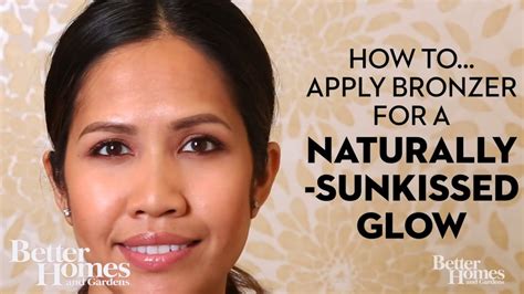 How To Apply Bronzer For A Natural Sunkissed Glow YouTube