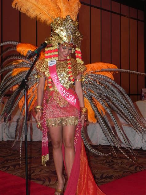 Indonesia has recently been doing very well in national costume round. INDONESIA Best National Costume MTI 2011