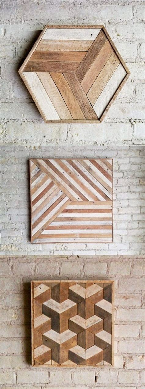 Upcycling Ideen Zum Selber Machen Holzkunst Wooden Wall Decor Wooden