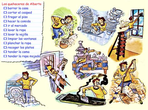 Me Encanta Escribir En Español Los Quehaceres De Alberto