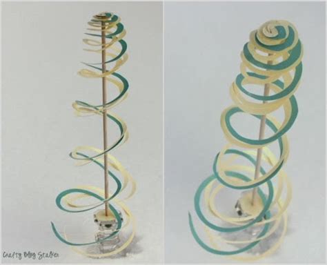 How To Make A Spiral Cut Paper Tree The Crafty Blog Stalker