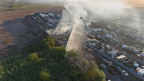 Fire In A South Phoenix Scrapyard Under Control