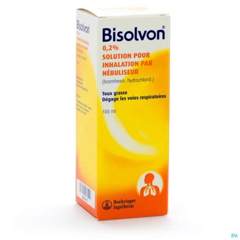 Bisolvon 02 Solution Pour Inhalation Par Nébuliseur Toux Grasse