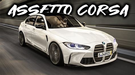 Assetto Corsa BMW M3 Competition G80 2020 Night Driving On Shutoko