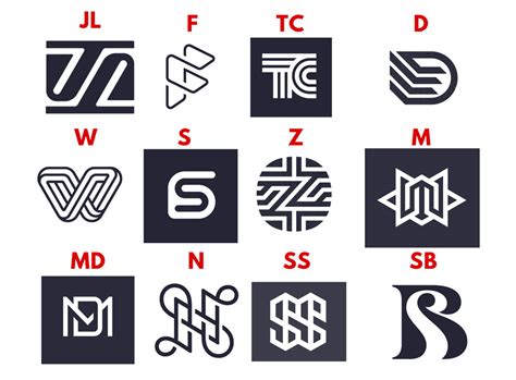 Monogram Logo Design Psddude