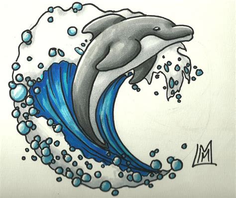 Dolphin Tattoo Drawing At Getdrawings Free Download