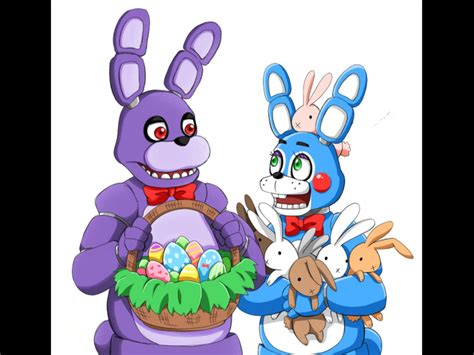 Bonnie And Bon Bon Are Getting Ready For Easter Five Nights At