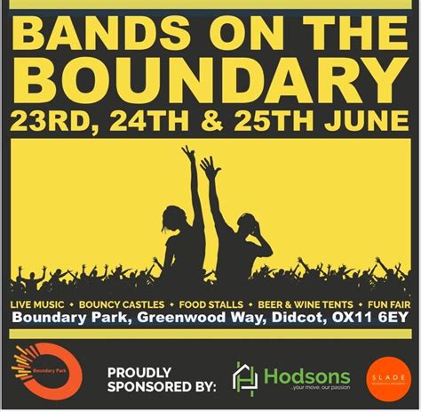Bands On The Boundary 2023 Boundary Park Didcot 23 June 2023