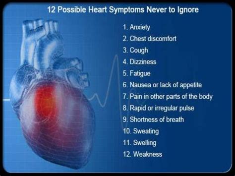 12 possible heart symptoms you shouldn t ignore