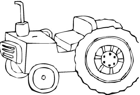 Kolorowanka Traktory Bardzo Stary Traktor Prosty Ursus Bez Kabiny