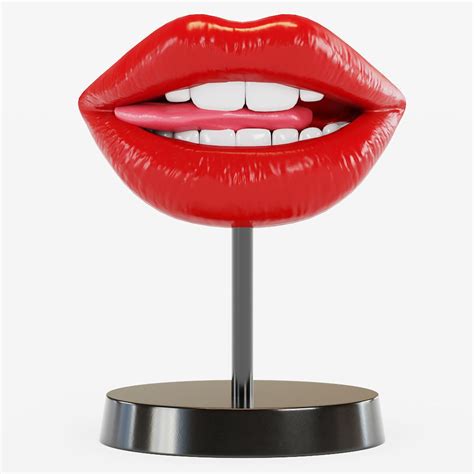 Figurine Lips 6 3d Model Max Obj 3ds Fbx Stl Mtl 1 3d Model Lips