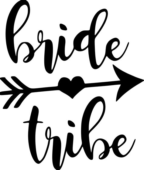 Bride Tribe Svg Dxf Png Eps By Theblackcatprints Images And Photos Finder
