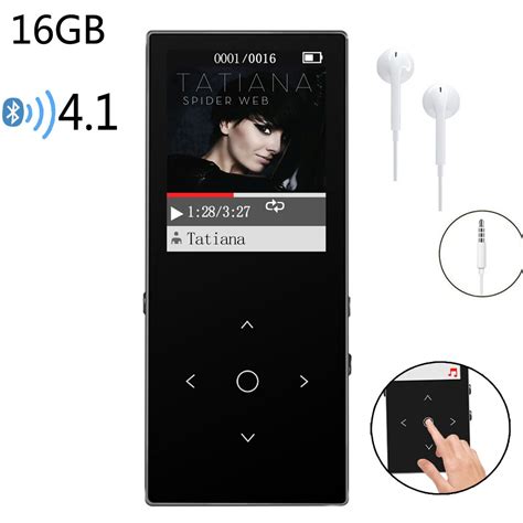 original mp4 player bluetooth speaker with 16gb hifi metal lossles quality sound music player