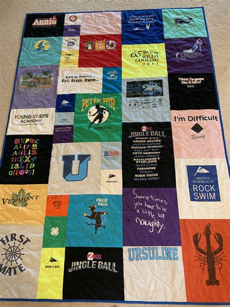 Tshirt Quilt Made To Order Etsy In 2020 Tshirt Quilt Pattern Tee