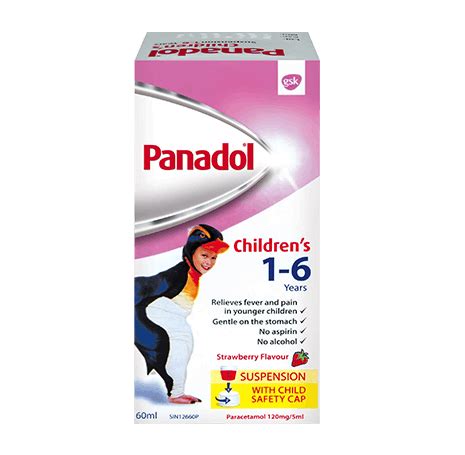 Paracetamol dosage for infants is best given in the form of syrup or suppositories in accordance with their weight, as paracetamol syrups come in different strengths. Panadol Children's Suspension 1-6 Years | Panadol