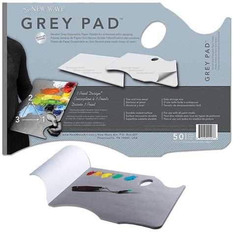 New Wave 11x16 Neutral Grey Ergonomic Handheld Disposable Paper