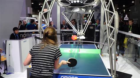 Ping Pong Robot Teases Ces Crowds
