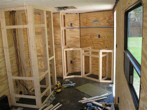 Image Result For Enclosed Cargo Trailer Camper Conversion 7x14 Utility