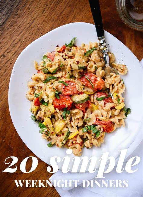 Emailshare on pinterestshare on facebookshare on twitter. 20 Simple Weeknight Dinners | Cookie and Kate | Bloglovin'