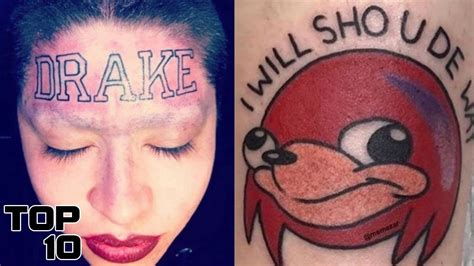 10 Worst Tattoos