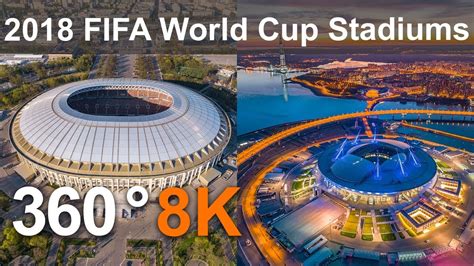 360 Video 2018 Fifa World Cup Russia All Stadiums From Drone Youtube