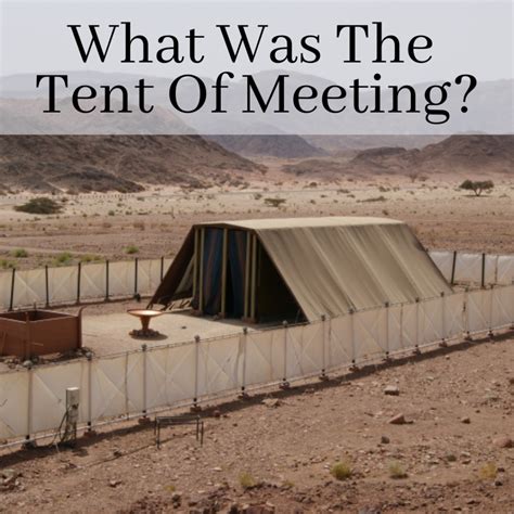What Was The Tent Of Meeting Amos Ministries