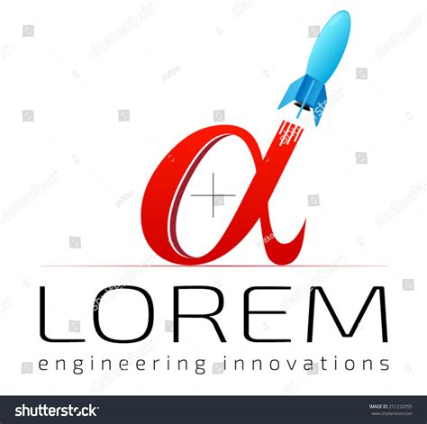 Logo Template Space Exploration Logo Astronomy Stock Vector Royalty