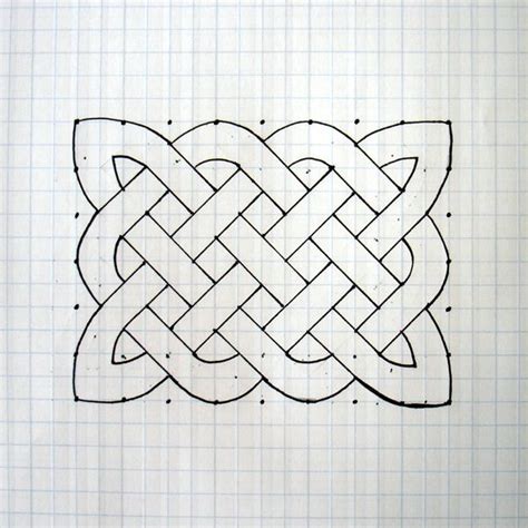 How To Draw A Celtic Knot Pattern Celtic Knot Drawing Celtic Knot