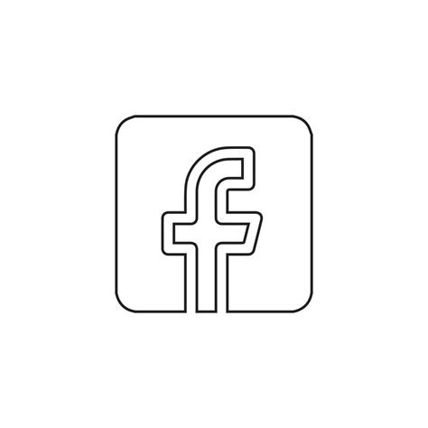 Social Media Facebook Logo Icon 20818466 Vector Art At Vecteezy