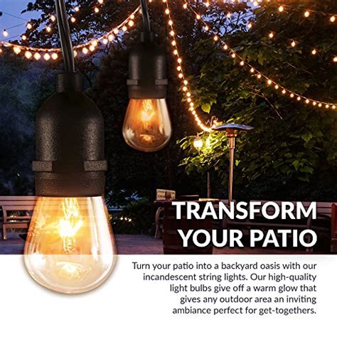 Newhouse Lighting Outdoor String Lights With Hanging Sockets