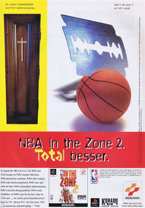 Nba In The Zone 2 1996 Promotional Art Mobygames