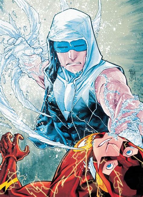Captain Cold Vs The Flash Comic Book Villains Comics Dc Comics Art