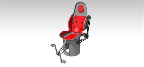 Self Massage Chair 3d Cad Model Library Grabcad
