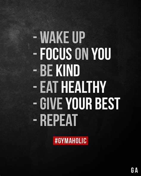 Gymaholic On Instagram “repeat” Fitness Motivation Quotes Fitness