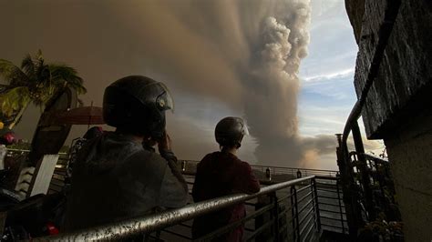 Ash Spreading To Manila After Volcano Erupts In The Philippines