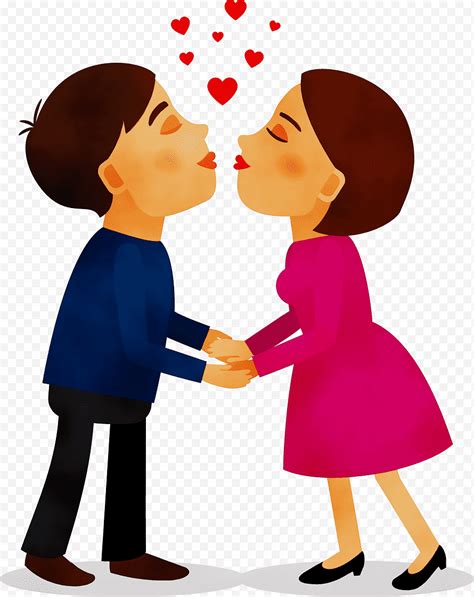 Free Download Couple Love Kiss Drawing Hug Silhouette Cartoon