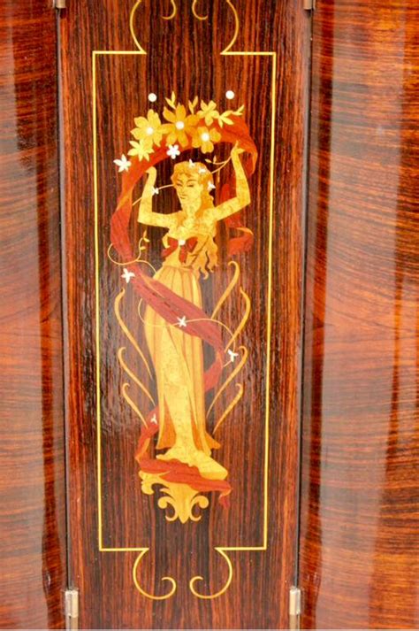 Marquetry Intarsia Inlay Art Deco Wood Woodwind Instrument Timber