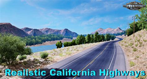 Realistic California Highways V11 V15x Ats Mods American Truck