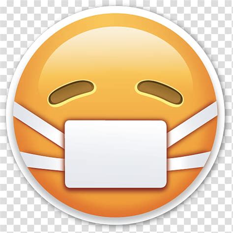 Smiley Face Emoji Emoticon Sticker Surgical Mask Surgery Medicine