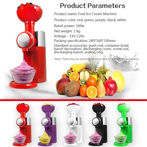 110v220v High Quality Automatic Frozen Fruit Dessert Machine Fruit Ice